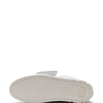 Versace Quilted High-Top White Sneakers