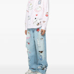 Acne Studios Touch-Strap Platform Sneakers