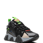 Versace Squalo Black/Fluorescent Green Sneakers