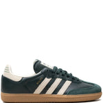 adidas Samba Shadow Green Cream White Gold Metallic Sneakers