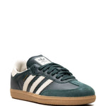 adidas Samba Shadow Green Cream White Gold Metallic Sneakers
