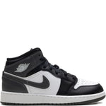 Air Jordan 1 Mid Black/ Iron Grey/ White Sneakers