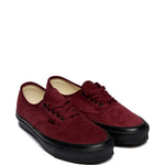 Vans Og Authentic Lx Velvet Emboidery - Leopard Pomegranate Sneakers