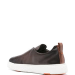 Santoni Leather Sneakers
