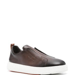 Santoni Leather Sneakers