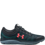 Under Armour Charged Bandit 5 Ash/Grey/Red Sneakers
