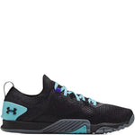 Under Armour Tribase Reign 3 Black Turquoise Sneakers
