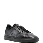 Santoni Leather Sneakers