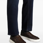 Santoni Double Buckle Sneakers