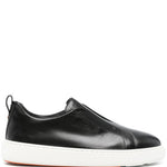 Santoni Slip-On Leather Sneakers