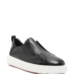 Santoni Slip-On Leather Sneakers