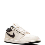 Air Jordan 1 Low Premium Pale Ivory/Baroque Brown Sneakers