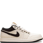 Air Jordan 1 Low Premium Pale Ivory/Baroque Brown Sneakers