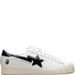 adidas X A Bathing Ape Superstar Vintage White Black Sneakers