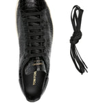 Tom Ford Crocodile-Embossed Leather Sneakers