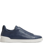 Zegna Triple Stitch Leather Sneakers