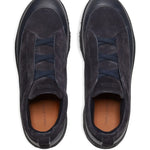 Zegna Triple Stitch?Leather Suede Sneakers