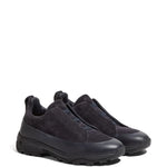 Zegna Triple Stitch?Leather Suede Sneakers