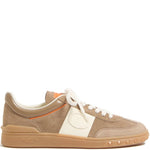 Valentino Garavani Upvillage Low Top Trainer In Split Leather And Calfskin Nappa Leather