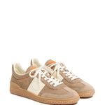 Valentino Garavani Upvillage Low Top Trainer In Split Leather And Calfskin Nappa Leather