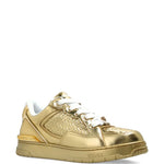 Versace Greca-Detail Leather Sneakers