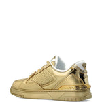 Versace Greca-Detail Leather Sneakers