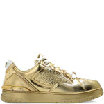 Versace Greca-Detail Leather Sneakers
