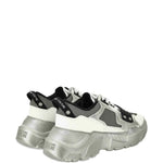 Versace Jeans Couture Metallic-Panel Mesh Trainers