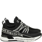 Versace Jeans Couture Lace-Up Logo Sneakers