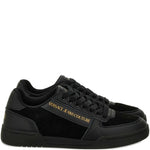 Versace Jeans Couture Logo Leather Sneakers