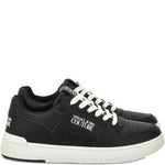 Versace Jeans Couture Logo-Detailed Leather Sneakers