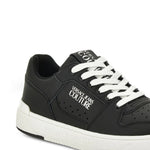 Versace Jeans Couture Logo-Detailed Leather Sneakers