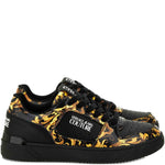 Versace Jeans Couture Barocco-Print Lace-Up Sneakers