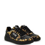 Versace Jeans Couture Barocco-Print Lace-Up Sneakers