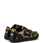 Versace Jeans Couture Barocco-Print Lace-Up Sneakers