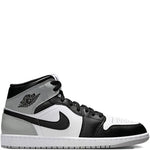 Air Jordan 1 Mid Barons - White/Light Smoke Grey/Black Sneakers