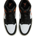 Air Jordan 1 Mid Black Toe Starfish Sneakers