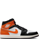 Air Jordan 1 Mid Black Toe Starfish Sneakers