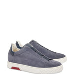 A.Testoni Slip-On Suede Sneakers