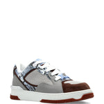 Versace Greca Snakeskin-Effect Sneakers