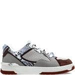 Versace Greca Snakeskin-Effect Sneakers
