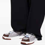 Versace Greca Snakeskin-Effect Sneakers