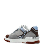 Versace Greca Snakeskin-Effect Sneakers