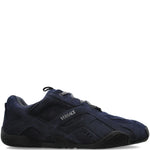 Versace Galaxia Lace-Up Suede Sneakers