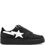 A Bathing Ape?Sk8 Sta 3 Star-Embellished Leather Sneakers