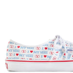 Valentino Garavani X Vans Love-Print Low-Top Sneakers