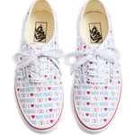 Valentino Garavani X Vans Love-Print Low-Top Sneakers