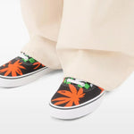 Valentino Garavani X Vans Vlogo Checkerboard And Tropical Leaves-Print Sneakers