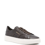 Santoni Leather Lace-Up Sneakers