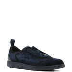Santoni Suede Slip-On Sneakers